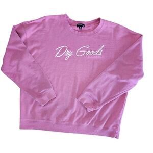 Originality Womens Tops, "Dry Goods" Signature Crewneck Pullover Sweatshirt, XL